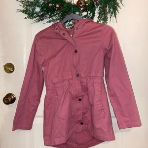 Girls Pink Fall Coat